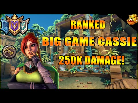 Paladins Pro | Ranked Big Game Cassie CARRRY 250K DAMAGE!!!