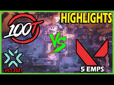 100T vs 5 EMPS - HIGHLIGHTS | VCT 2021: North America - Open Qualifier | Valorant Highlights