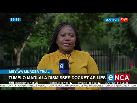 Meyiwa Murder Trial Madlala dismisses docket as lies