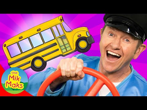 Wheels On The Bus & More | Kids Songs and Nursery Rhymes | The Mik Maks