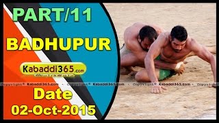 (1) Badhupur (Hoshiarpur) Kabaddi Tournament 2 Oct 2015