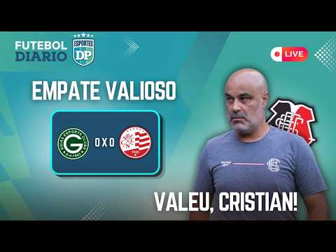 🔴 AO VIVO: NÁUTICO ARRANCA EMPATE COM O GOIÁS E CRISTIAN DEIXA O SANTA CRUZ | Futebol Diario #54