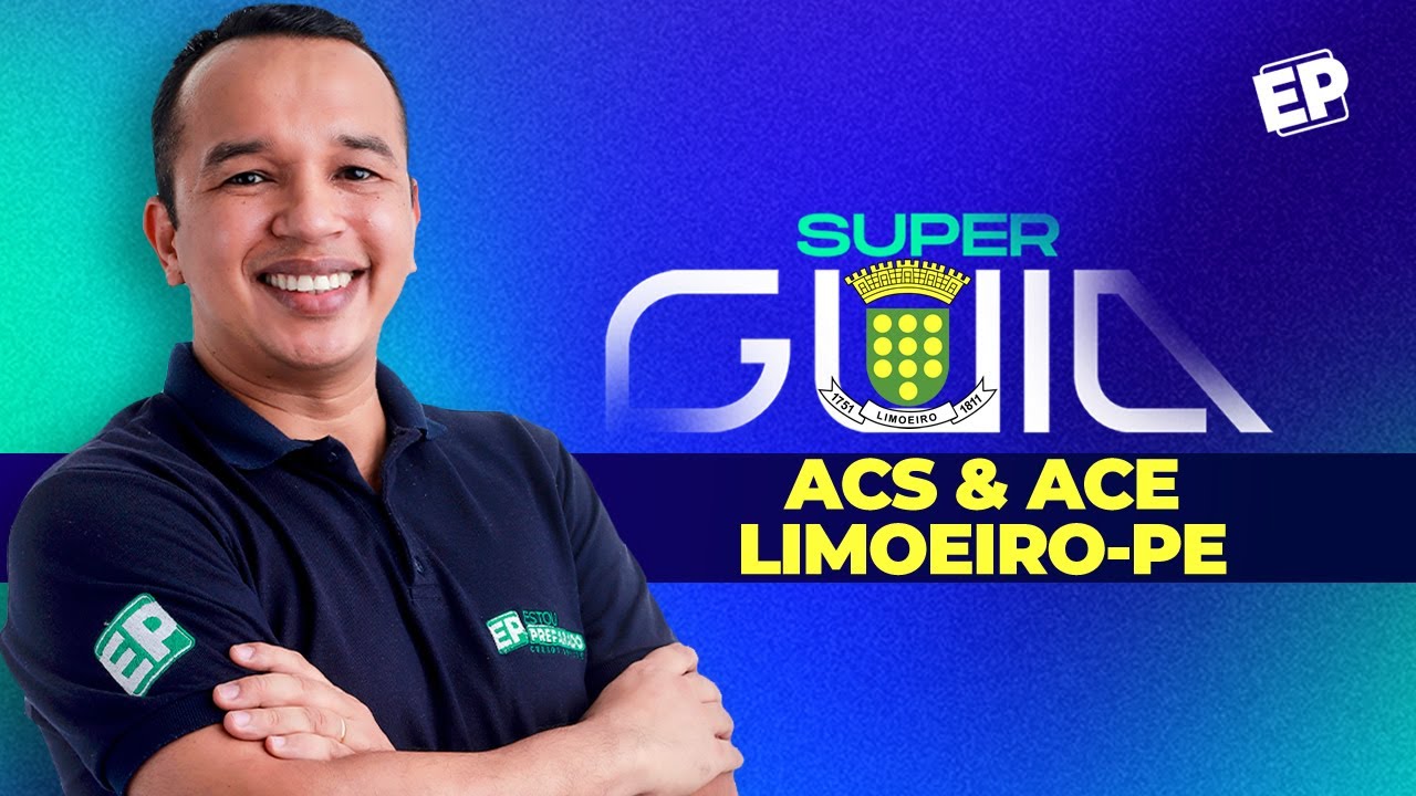 CONCURSO ACS E ACE LIMOEIRO-PE: CONFIRA PLANO DE ESTUDOS