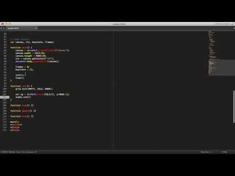 Snake Game Html5 Game Programming Tutorial Javascript