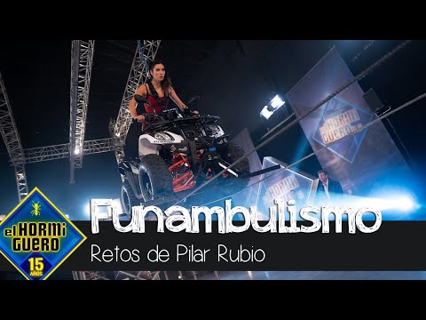Pilar Rubio se enfrenta a una prueba de funambulismo extremo - El Hormiguero