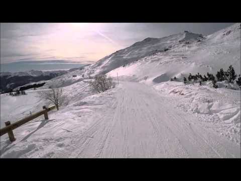 Piste da sci Cimone: pista rossa Catinaccio