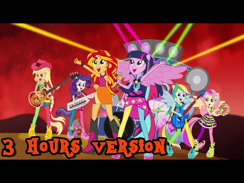MLP:EQG - "Welcome to the Show"(3 hours extended version)(HQ)