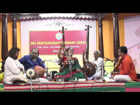 Amritha Murali l December Music Festival 2018 l Sri Parthasarathy Swami Sabha l 26th Dec, 2018