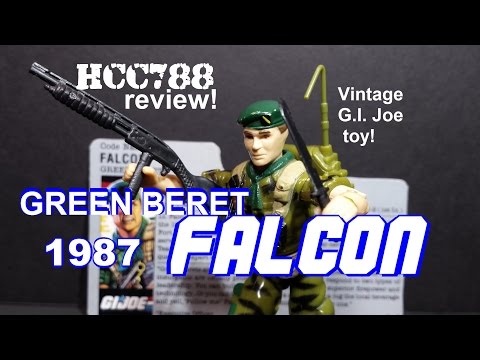 HCC788 - 1987 FALCON - Green Beret- Vintage G.I. Joe toy review! HD S03E06