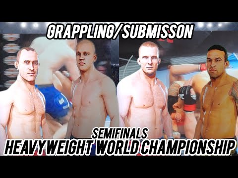 GRAPPLING/SUBMISSON WORLD CHAMPIONSHIP HEAVYWEIGHT CATEGORY. SEMIFINALS #1 & #2