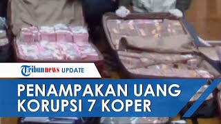 Penampakan Uang Rp14,5 Miliar di Dalam 7 Koper Hasil Korupsi Bansos Covid-19 Mensos Juliari Batubara