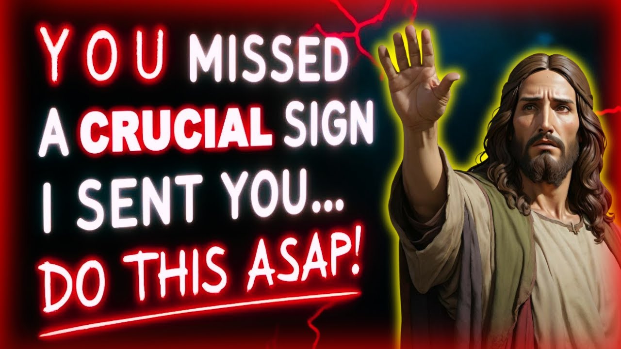 GOD SAYS- "YOU MISSED A SIGN I SENT YOU THIS MORNING....."👆God Message Today~ Gods Message Now👆EP-83