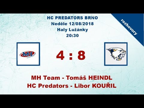 MH Team vs. HC PREDATORS 4:8 (přátelské utkání) - rozhovory