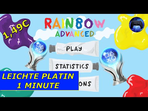 RAINBOW ADVANCED | PS4/PS5 | Super Leichte Platin in 1 Minute 🏆 | Trophäen & Achievement Guide