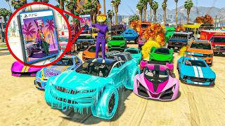 EL ÚLTIMO EXPLOTA CON COCHES ALEATORIOS! ENCONTRÉ EL GTA 6!! - GTA 5 ONLINE