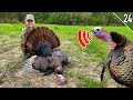 Heart Pounding Turkey Hunt Gobbling In Our Face At 20 Yards