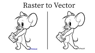 Convert raster to vector in illustrator || illustrator tutorial ||