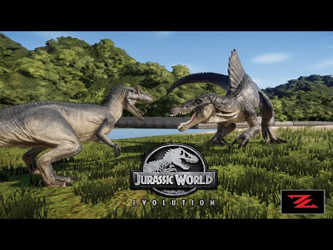 Spinosaurus VS Carcharodontosaurus VS Allosaurus🦖 Dinosaurs Battle - Jurassic World Evolution