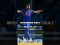 Mohammed Siraj Wicket Siraj Pace Bowling Shorts Sg