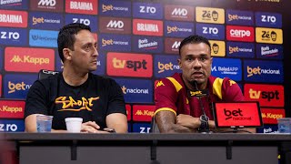 COLETIVA DO TÉCNICO ROGER SILVA (SPORT x ATHLETIC)