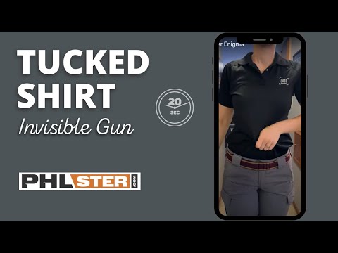 Concealed Carry with a Tucked-In Shirt - PHLster Enigma