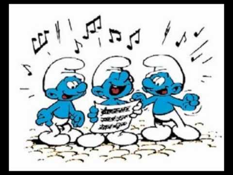 Smurfene- Høyt oppå fjellet