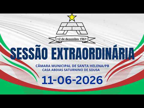 Sessão extraordinária da 2ª Sessão Legislativa da 16ª Legislatura
