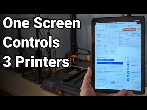 Controlling A 3D Printer Farm With A Single Tablet - The Doogee T10