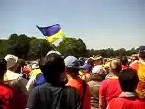 FIFA WM - security gate at Leipzig Central Stadium