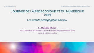 Journée de la pédagogique et du numérique - édition 2023 : Mathilde GRASSI
