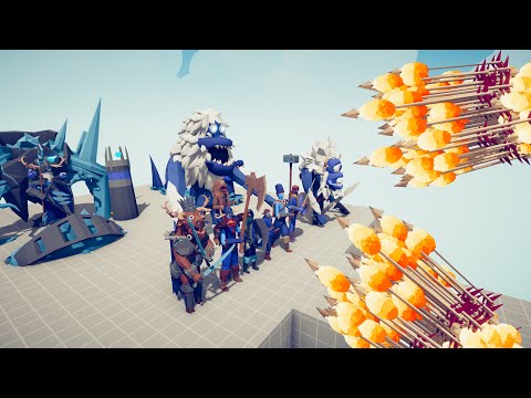 VIKING DLC Team vs EVERY GOD - Totally Accurate Battle Simulator TABS