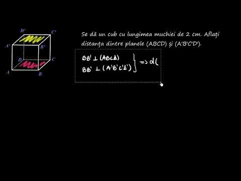 Distanţe în spațiu. Perpendiculare și oblice. | Lectii-Virtuale.ro