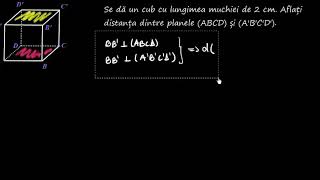 Distanţe în spațiu. Perpendiculare și oblice.