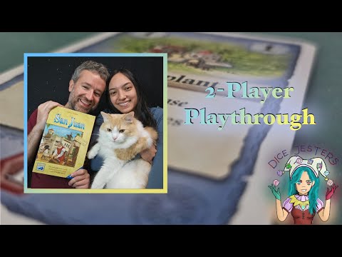 San Juan 2-Player Playthrough | Dice Jesters