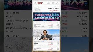 #日本経済,#マーケット,#相場,#株ニュース,#金融,#チャート,#テクニカル分析,#ファンダメンタル分析,#出来高,#株式投資初心者