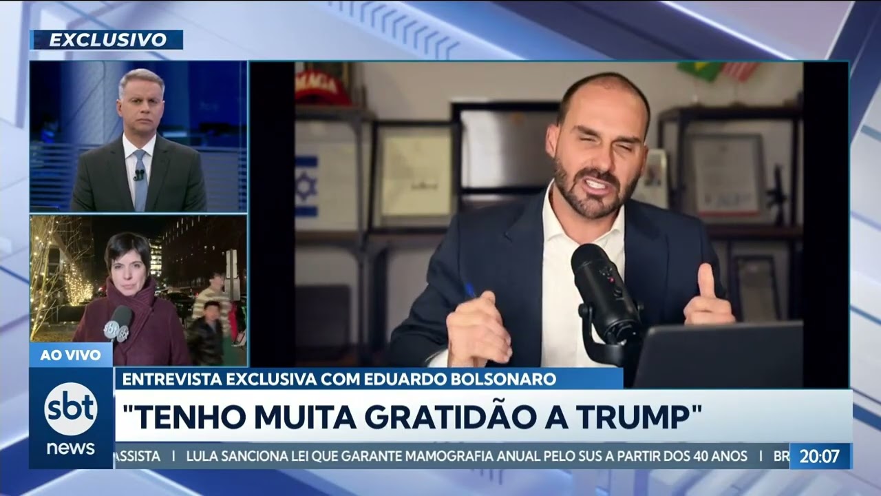 Entrei ao vivo no SBT News e não fugi de nenhuma pergunta