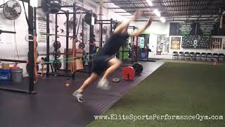 Single Leg Deadlifts + Single Leg Broad Jumps