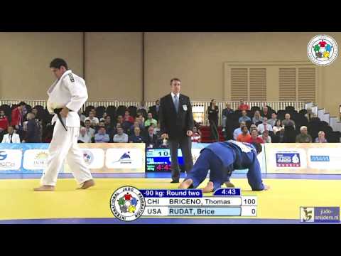 Judo 2013 Grand Prix Miami: Briceno (CHI) - Rudat (USA) [-90kg]