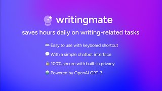 WritingMate.ai walkthough
