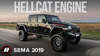 The 1,000-horsepower Hennessey Maximus is the Jeep Gladiator to see at SEMA