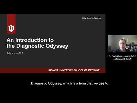 2023 An introduction to the Diagnostic Odyssey - Dr. Colin Halverson