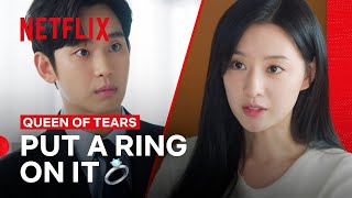 Kim Soo-hyun Catches Kim Ji-won Trying on the Ring 💍 | Queen of Tears | Netflix Philippines