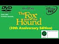 Opening Closing To The Fox And The Hound 30th Anniversary Edition Disney DVD AUST 2011 RUL