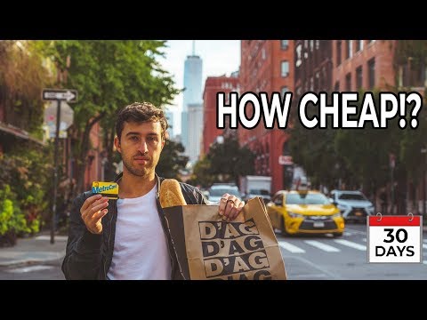 LIVING in NYC as CHEAP AS POSSIBLE  (30 Day Challenge)