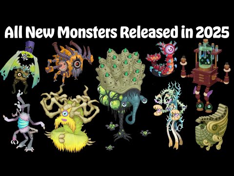 All New Monsters Released in 2025 (5.1.0 Update) | My Singing Monsters