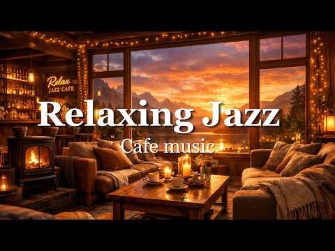 Highland Cafe Jazz | Gentle Jazz In Cozy Cabin Overlook Beautiful Highland For Working, Relaxing BGM