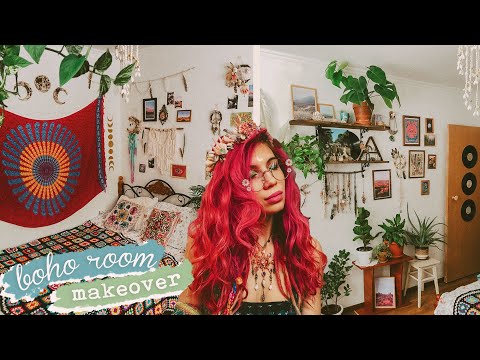 creating bohemian hippie paradise in my new empty bedroom