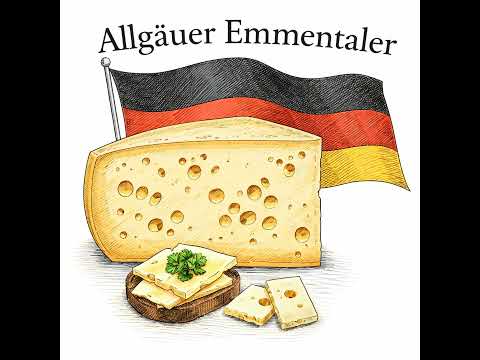 Allgäuer Emmentaler g.U.: Heumilch-Rohmilch aus dem Allgäu – große Löcher, mild-nussig & perfekt ...