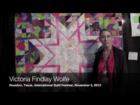 Go Tell It at the Quilt Show! interview with Victoria Findlay Wolfe at IQF