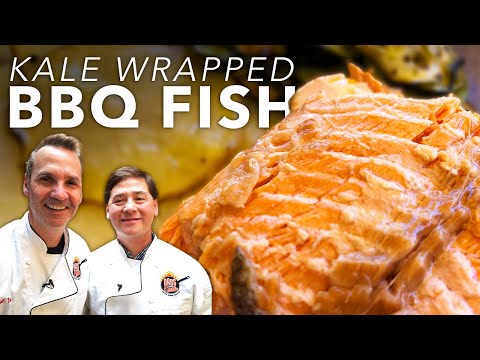 Kale Wrapped Artic Char | DADS THAT COOK